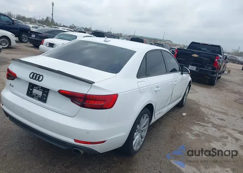 2017 Audi A4 2.0T Premium from USA, damaged, VIN WAUGNAF49HN009906